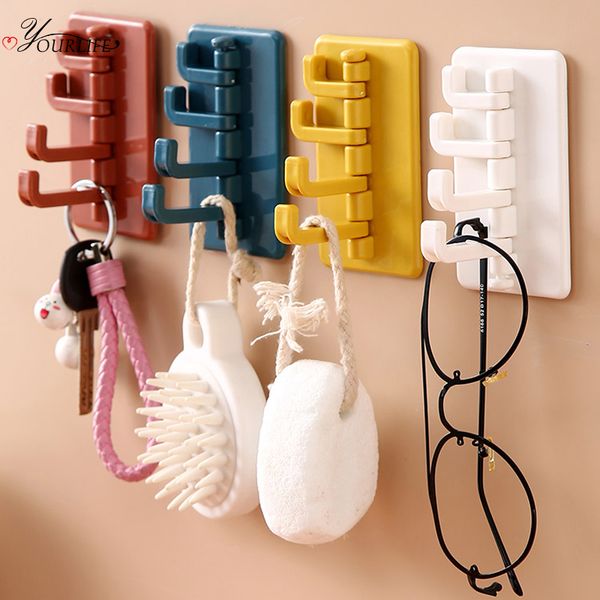 oyourlife creative wall mounted can rotate wall hook family key hanger kitchen bathroom sundries hanger hooks adhesive hook
oyourlife creative wall mounted can rotate wall hook family key hanger kitchen bathroom sundries hanger hooks adhesive hook