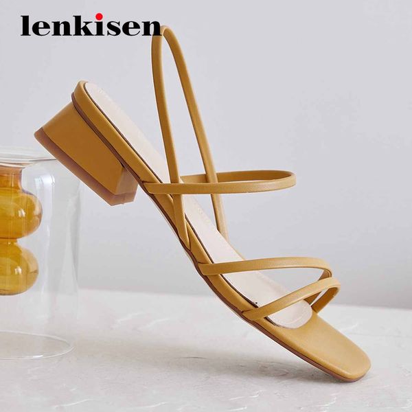 lenkisen new leisure recommend narrow band square toe slip on med square heel young lady maiden summer sandals l52, Black
lenkisen new leisure recommend narrow band square toe slip on med square heel young lady maiden summer sandals l52, Black