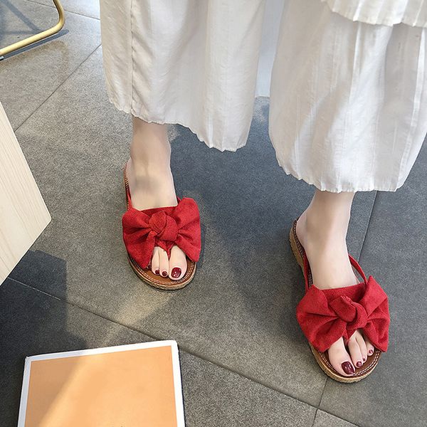 women slides summer slippers bow summer sandals slipper indoor outdoor linen flip-flops beach female floral shoes, Black
women slides summer slippers bow summer sandals slipper indoor outdoor linen flip-flops beach female floral shoes, Black