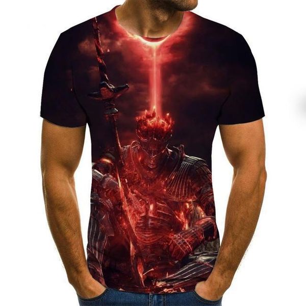 mens ghost rider cool t -shirt 3d blue print fire men 3d print shirts harajuku hentai comics men clothing