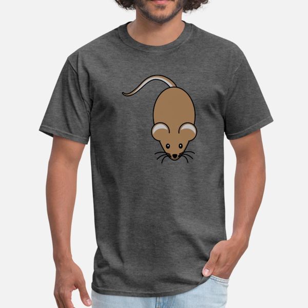 brown mouse t shirt men personalized tee shirt s-xxxl crazy authentic summer natural shirt