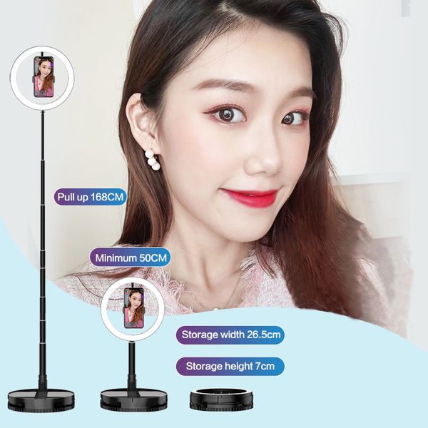protable pgraphy dimmable led selfie ring light usb ring lamp youtube live broadcast lighting with 168cm foldable bracket
protable pgraphy dimmable led selfie ring light usb ring lamp youtube live broadcast lighting with 168cm foldable bracket