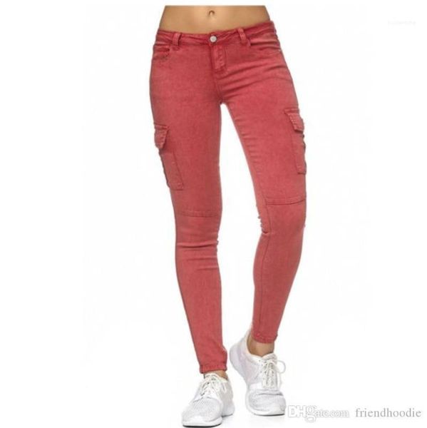 solid color designer womens jeans mid waist capris ladies pencil pants fashion female trousers with pockets skinny, Blue
solid color designer womens jeans mid waist capris ladies pencil pants fashion female trousers with pockets skinny, Blue