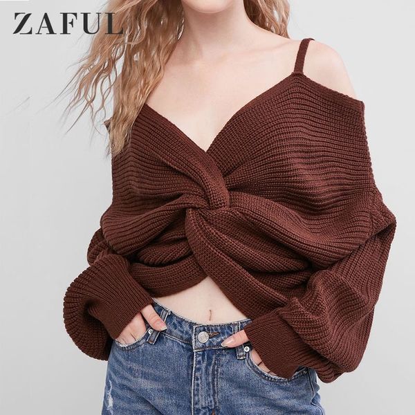 zaful осень женщины свитера twisted cold shoulder jumper свитер твердая спагетти ремень v шеи пуловеры sexy crop top fall 2020, White;black
zaful осень женщины свитера twisted cold shoulder jumper свитер твердая спагетти ремень v шеи пуловеры sexy crop top fall 2020, White;black
