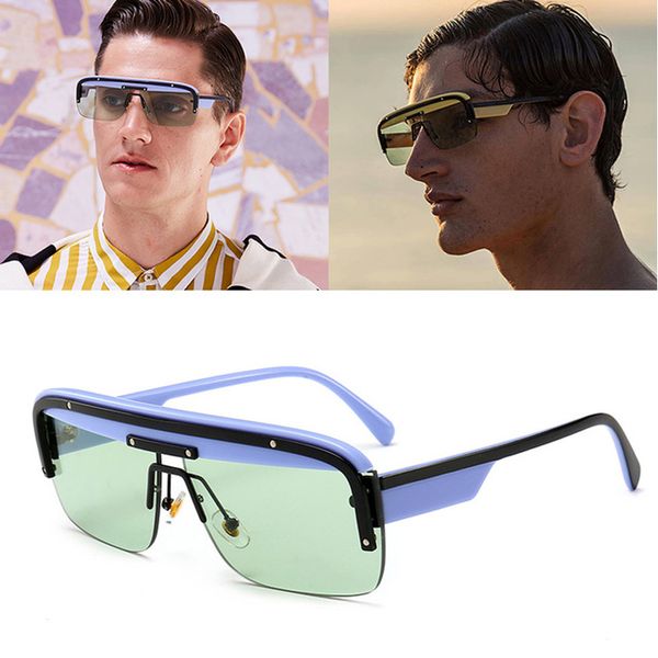 aoze 2020 fashion modern shield style sunglasses cool trend street snap brand design sun glasses uv400, White;black
aoze 2020 fashion modern shield style sunglasses cool trend street snap brand design sun glasses uv400, White;black