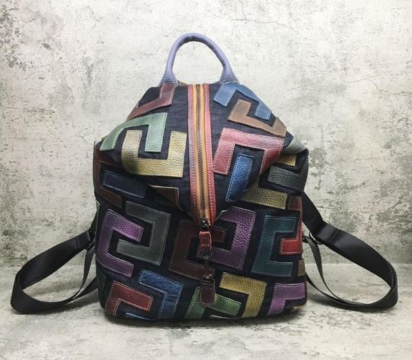 aber hand painted women bag cowhide backpack 2020 new retro genuine leather panelled large capacity bags travel002
aber hand painted women bag cowhide backpack 2020 new retro genuine leather panelled large capacity bags travel002