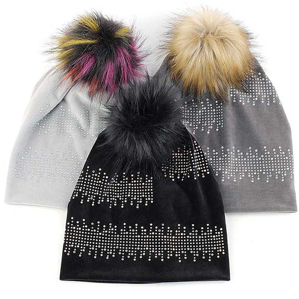 geebro beanie hat wave rhinestone pullover cap skull cap for woman girls winter warm with 15cm faux fur pompom hairball, Blue;gray
geebro beanie hat wave rhinestone pullover cap skull cap for woman girls winter warm with 15cm faux fur pompom hairball, Blue;gray