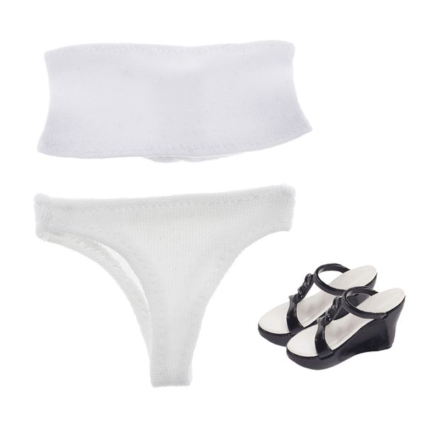1/6 wrap chest underwear & high heel slippers for 12inch toys figure
1/6 wrap chest underwear & high heel slippers for 12inch toys figure