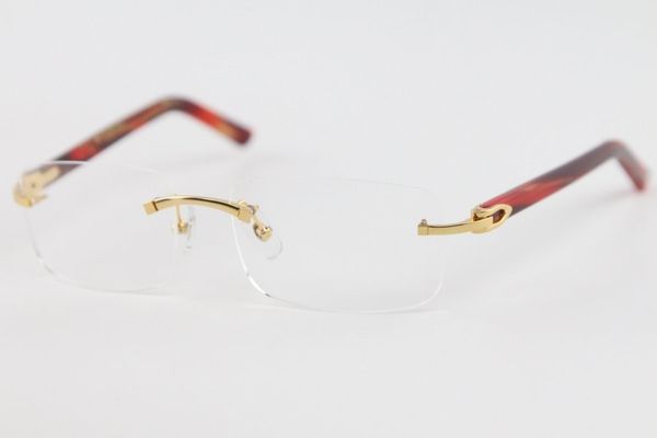 manufacturers wholesale 8200757 18k gold frame glasses decoration red plank rimless eyeglasses men sunglasses frames, Silver
manufacturers wholesale 8200757 18k gold frame glasses decoration red plank rimless eyeglasses men sunglasses frames, Silver