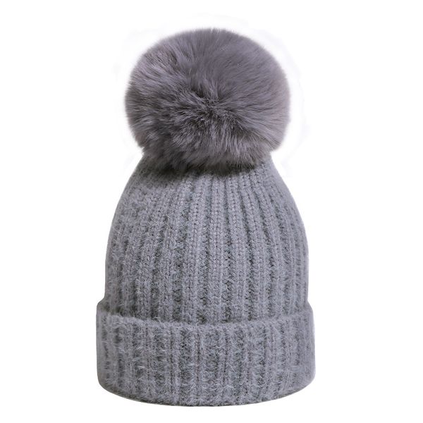 thick winter pompon hats for women girl knitted cap winter beanie hat warm soft cute knitting skullies caps real fur pompon hats, Blue;gray
thick winter pompon hats for women girl knitted cap winter beanie hat warm soft cute knitting skullies caps real fur pompon hats, Blue;gray