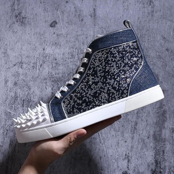 couple shoes black suede with rhinestone p strass men's flat suede strass high fashion red bottom sneakers luxury design casual shoes
couple shoes black suede with rhinestone p strass men's flat suede strass high fashion red bottom sneakers luxury design casual shoes