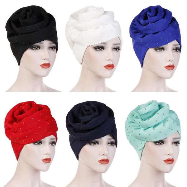 muslim female hats for women headscarf india flower turban chemotherapy wrap caps for ladies cancer chemo hats femme, Blue;gray
muslim female hats for women headscarf india flower turban chemotherapy wrap caps for ladies cancer chemo hats femme, Blue;gray
