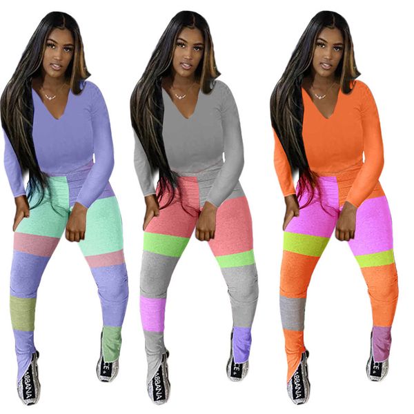 womens clothing 2 pieces sets designer dropshipping fashion patchwork color slim womens two piece pant casual sports suits, White
womens clothing 2 pieces sets designer dropshipping fashion patchwork color slim womens two piece pant casual sports suits, White