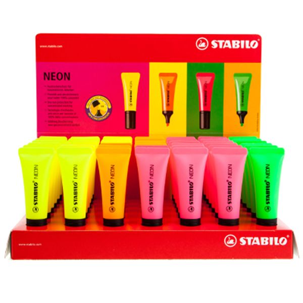 Highlighter - Neon Pack Of 5 Assorted Colours