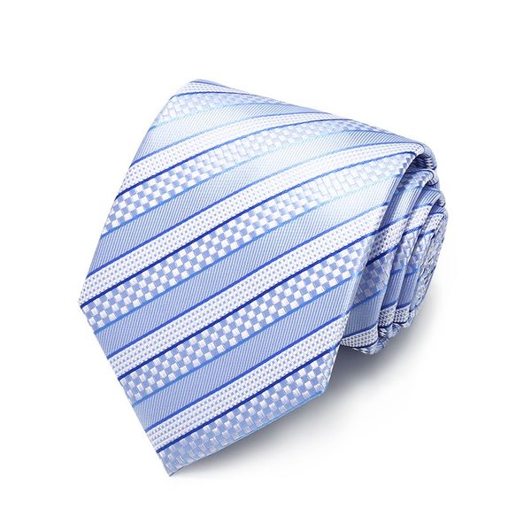bow ties 2021 designer fashion blue white striped 8cm for men necktie party work business formal suit with gift box, Black;gray
bow ties 2021 designer fashion blue white striped 8cm for men necktie party work business formal suit with gift box, Black;gray