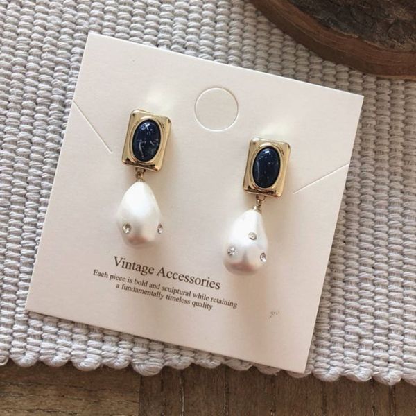 new korea retro irregular baroque pearl earring female geometric water drop crystal dangle earrings hypoallergenic jewelry gift, Silver
new korea retro irregular baroque pearl earring female geometric water drop crystal dangle earrings hypoallergenic jewelry gift, Silver