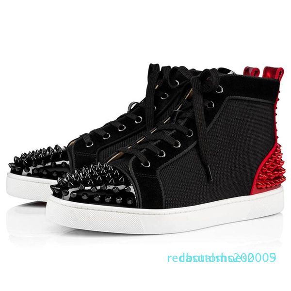 with box 2020 new red bottoms shoes for mens womens designer spike suede leather platform red bottom fashion luxury casual sneakers3 r05, Black
with box 2020 new red bottoms shoes for mens womens designer spike suede leather platform red bottom fashion luxury casual sneakers3 r05, Black