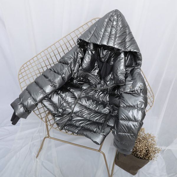 2020 new women's down jacket winter glossy silver/black/red/blue plus size hooded parka outerwear down padded coats female
2020 new women's down jacket winter glossy silver/black/red/blue plus size hooded parka outerwear down padded coats female