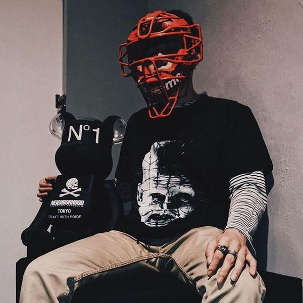 18ss ellraiser joint pinhead tee retro street nail head ghost print loose t-shirt men's and women's lovers t-shirt hfwptx192
18ss ellraiser joint pinhead tee retro street nail head ghost print loose t-shirt men's and women's lovers t-shirt hfwptx192
