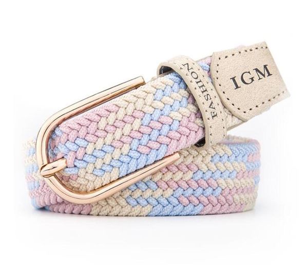 western candy colour elastic gold plated pin buckle canvas women belt fashion jeans joker women enlength belt, Black;brown 
western candy colour elastic gold plated pin buckle canvas women belt fashion jeans joker women enlength belt, Black;brown