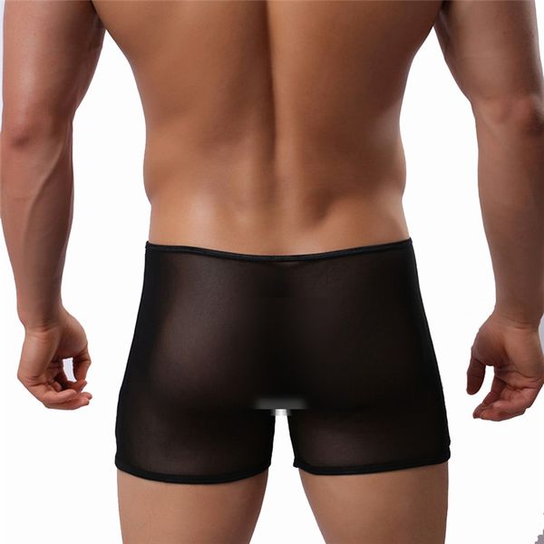 gym clothing 2021 mens underwear breathable mesh boxer briefs see through hollow lingerie, White;black
gym clothing 2021 mens underwear breathable mesh boxer briefs see through hollow lingerie, White;black