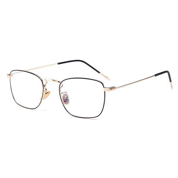new men transparent glasses male square metal frame clear glass eyeglasses customize myopia presbyopia prescription glasses n5, Black
new men transparent glasses male square metal frame clear glass eyeglasses customize myopia presbyopia prescription glasses n5, Black