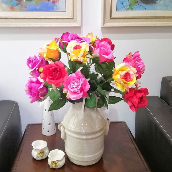 16pcs spring artificial rose flowers for decoration rose peony silk party wedding decoration mariage fake flower
16pcs spring artificial rose flowers for decoration rose peony silk party wedding decoration mariage fake flower