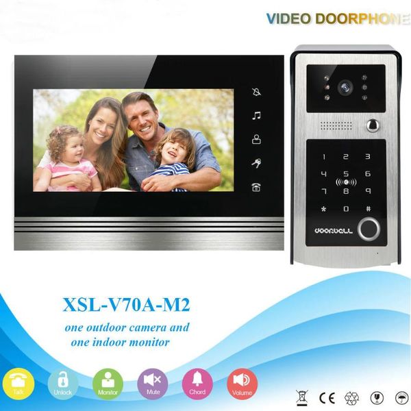 video door phones 7 inch wired intercom system phone doorbell with rfid password fingerprint unlock wide angle camera
video door phones 7 inch wired intercom system phone doorbell with rfid password fingerprint unlock wide angle camera