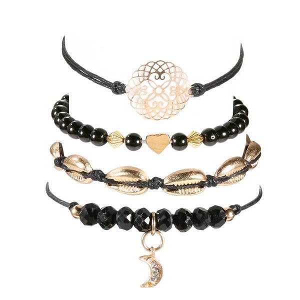 hot женщины моды сердца pearl moon shape шарм браслеты наборы lovers подарков люкс богемского женские браслеты, Black
hot женщины моды сердца pearl moon shape шарм браслеты наборы lovers подарков люкс богемского женские браслеты, Black