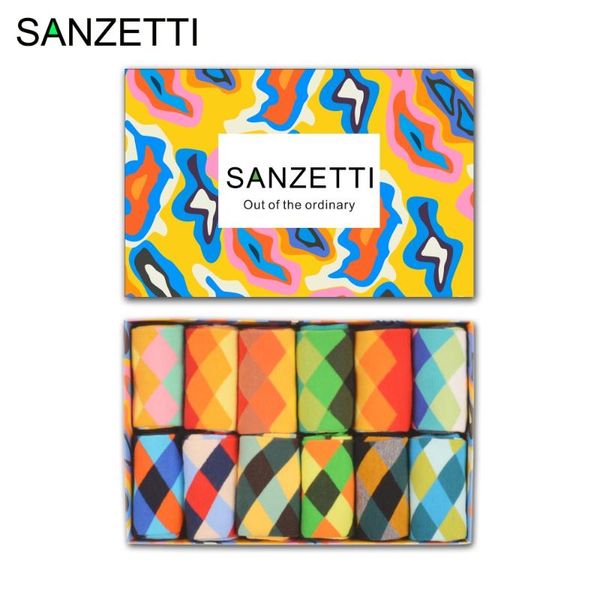 men's socks sanzetti 12 pairs/lot gift box funny combed cotton causal dress crew classic geometry pattern novelty wedding, Black
men's socks sanzetti 12 pairs/lot gift box funny combed cotton causal dress crew classic geometry pattern novelty wedding, Black