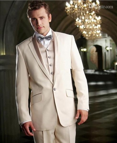 beige latest wedding men suits 3pcs excellent tuxedos masculino trajes de hombre prom groon men suits (jacket+pant+vest, White;black
beige latest wedding men suits 3pcs excellent tuxedos masculino trajes de hombre prom groon men suits (jacket+pant+vest, White;black