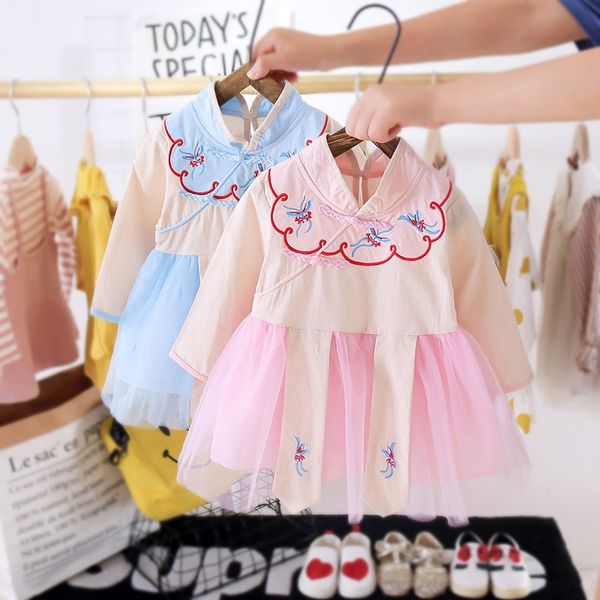 baby girl's chinese autumn 1-2-3 years old chinese style 4 little girl super fairy mesh princess princess dress dress 9h9qk, Black;gray
baby girl's chinese autumn 1-2-3 years old chinese style 4 little girl super fairy mesh princess princess dress dress 9h9qk, Black;gray