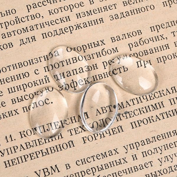 20pcs/lot 18x25mm oval cabochons transparent glass clear flat back for diy pendant findings jewelry making handmade accessories
20pcs/lot 18x25mm oval cabochons transparent glass clear flat back for diy pendant findings jewelry making handmade accessories