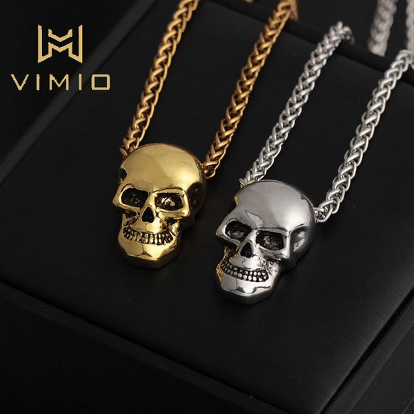 pendant necklaces creative skull necklace personality hip hop halloween jewelry alloy fashion accessories, Silver
pendant necklaces creative skull necklace personality hip hop halloween jewelry alloy fashion accessories, Silver