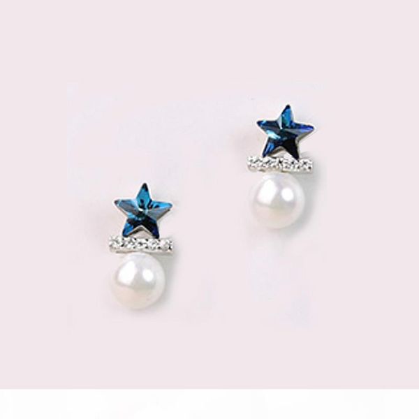 silver 925 jewelry earring stud earrings for women earing oorbellen star pearl earrings ohrringe aretes boucle d'oreille femme, Golden;silver 
silver 925 jewelry earring stud earrings for women earing oorbellen star pearl earrings ohrringe aretes boucle d'oreille femme, Golden;silver