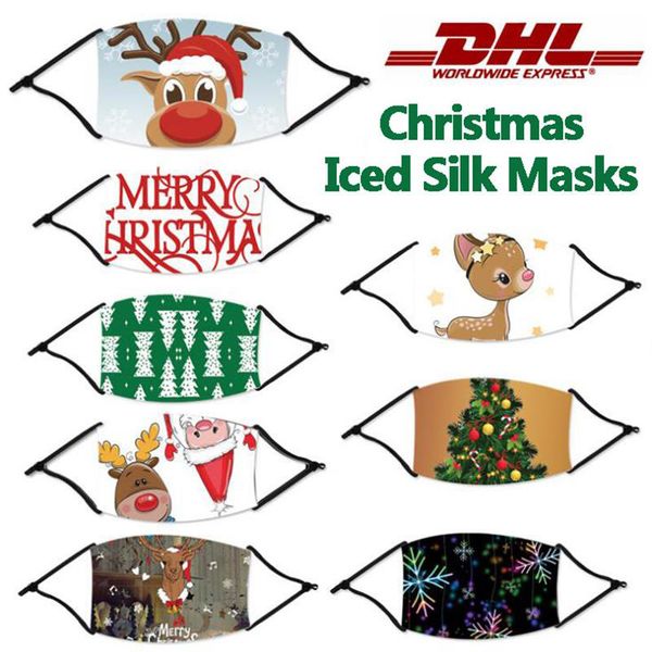50pcs dhl christmas party mask santa claus cartoon elk face mask 3d printing dust-proof washable ice silk mask for adults
50pcs dhl christmas party mask santa claus cartoon elk face mask 3d printing dust-proof washable ice silk mask for adults