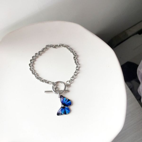 new elegant insect blue butterfly bracelet necklace for women girls minimalist twisted chain pendant necklace 2020 statement jewelry gifts, Black
new elegant insect blue butterfly bracelet necklace for women girls minimalist twisted chain pendant necklace 2020 statement jewelry gifts, Black