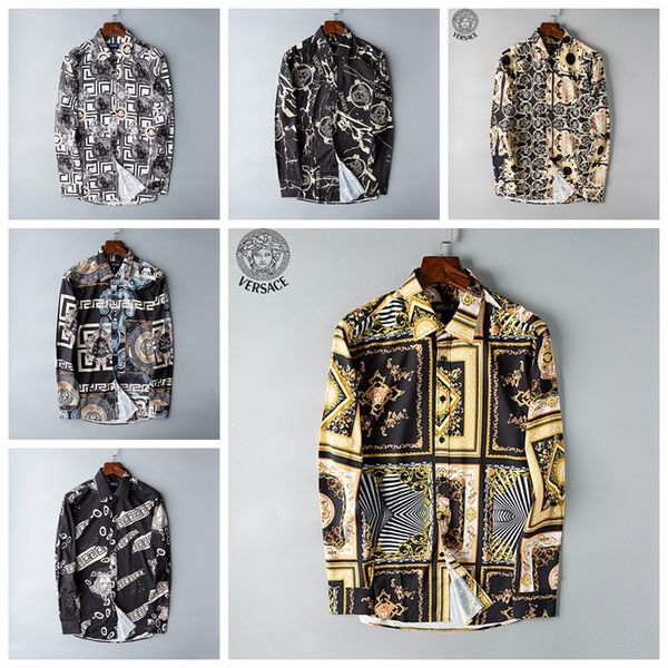 luxury mens designer burb medusa shirts firmate business dress shirts fashion casual brand shirt print slim shirt homme guci fen 174, White;black
luxury mens designer burb medusa shirts firmate business dress shirts fashion casual brand shirt print slim shirt homme guci fen 174, White;black