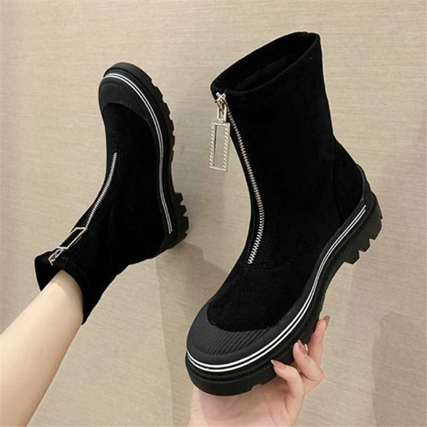 riding women's boots 2020 selling new ladies vintage soft platform women's shoes fashion zipper non-slip flats boots, Black
riding women's boots 2020 selling new ladies vintage soft platform women's shoes fashion zipper non-slip flats boots, Black