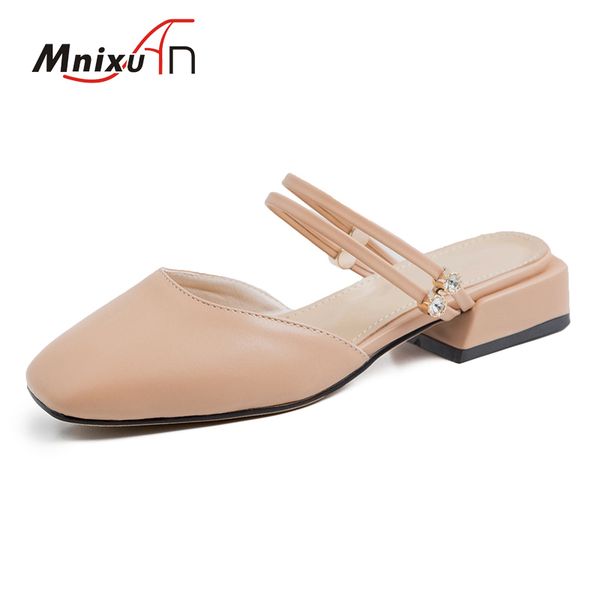 fashion women slipper sandals summer casual shoes 2020 new square toe slip on medium block heels mules shoes big size 41 42 43, Black
fashion women slipper sandals summer casual shoes 2020 new square toe slip on medium block heels mules shoes big size 41 42 43, Black