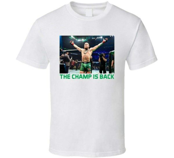 Conor McGregor the champ is back246fight fan T shirt 
Conor McGregor the champ is back246fight fan T shirt