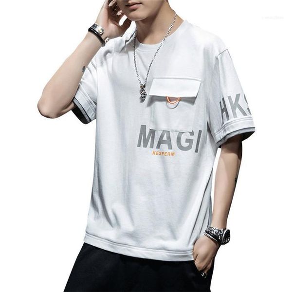 short sleeve plus size letter pantern pocket tees mens designer clothing cotton casual t shirts men summer, White;black
short sleeve plus size letter pantern pocket tees mens designer clothing cotton casual t shirts men summer, White;black