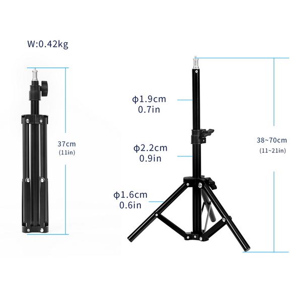 tripods 70cm light stand tripod with 1/4 screw head for po studio softbox video flash umbrella reflector lighting
tripods 70cm light stand tripod with 1/4 screw head for po studio softbox video flash umbrella reflector lighting
