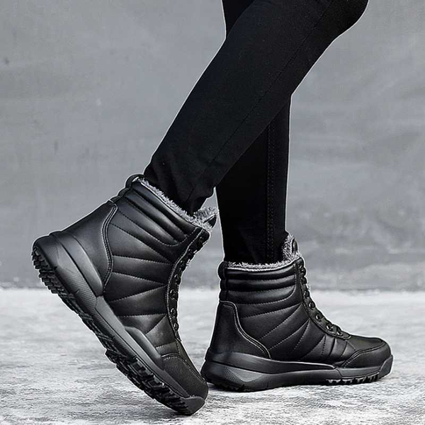 women's boots high-snow boots waterproof non-slip cotton large 43 women's shoes plus velvet warm cotton shoes, Black
women's boots high-snow boots waterproof non-slip cotton large 43 women's shoes plus velvet warm cotton shoes, Black