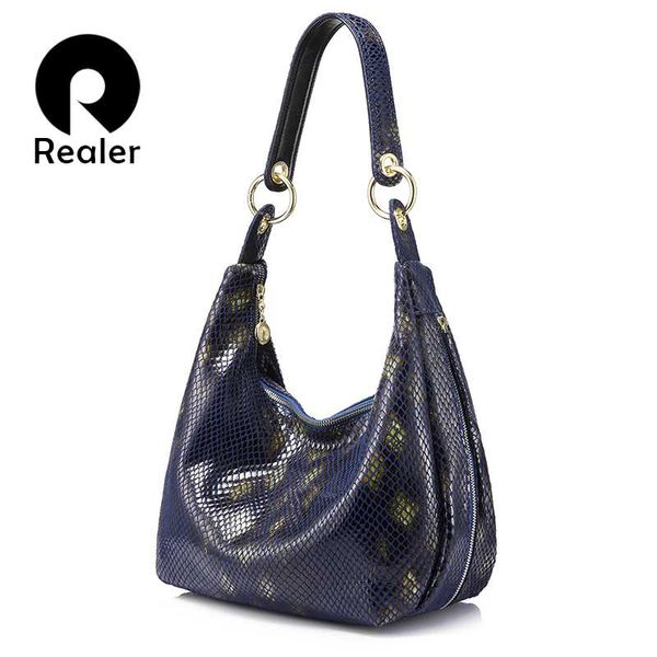 realer brand women genuine leather handbag female shoulder bag with serpentine prints ladies crossbody bag hobos high quality
realer brand women genuine leather handbag female shoulder bag with serpentine prints ladies crossbody bag hobos high quality