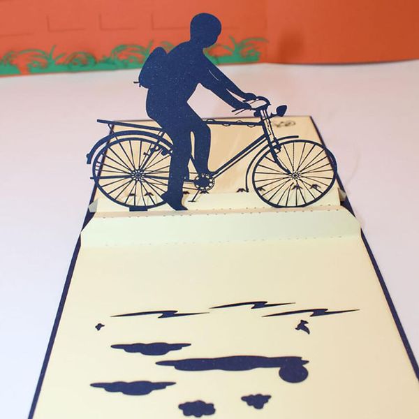 greeting card paper cut up bicycle card 3d handmade riding a bike father's day gift cards with envelope gift
greeting card paper cut up bicycle card 3d handmade riding a bike father's day gift cards with envelope gift