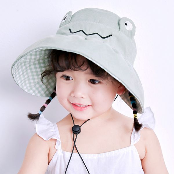 summer children sun hat cut cartoon kids sunscreen cap cotton shade hat for outdoor travel, Blue;gray
summer children sun hat cut cartoon kids sunscreen cap cotton shade hat for outdoor travel, Blue;gray