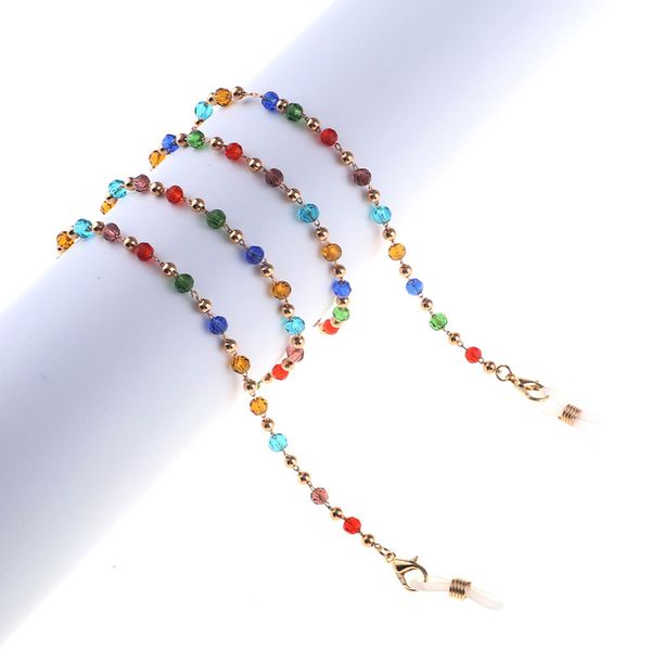 colorful crystal beaded non-slip handmade glasses chain fashion sunglasses rope lanyard cord holder glasses accessories, Silver
colorful crystal beaded non-slip handmade glasses chain fashion sunglasses rope lanyard cord holder glasses accessories, Silver