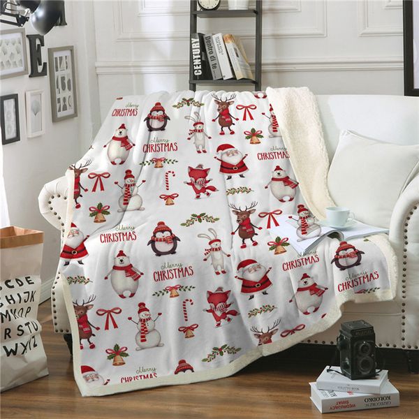 cartoon christmas blanket santa elk snowman warm sherpa fleece throw blankets xmas plush bedspread cover for beds sofa couch car
cartoon christmas blanket santa elk snowman warm sherpa fleece throw blankets xmas plush bedspread cover for beds sofa couch car