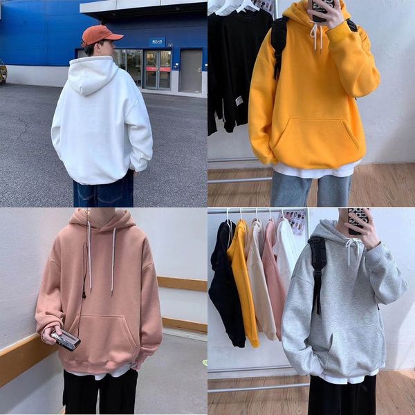 2020 autumn winter new solid color fashion brand men's and women's couple's hoodie solid color hooded hoodie okesx, Black
2020 autumn winter new solid color fashion brand men's and women's couple's hoodie solid color hooded hoodie okesx, Black